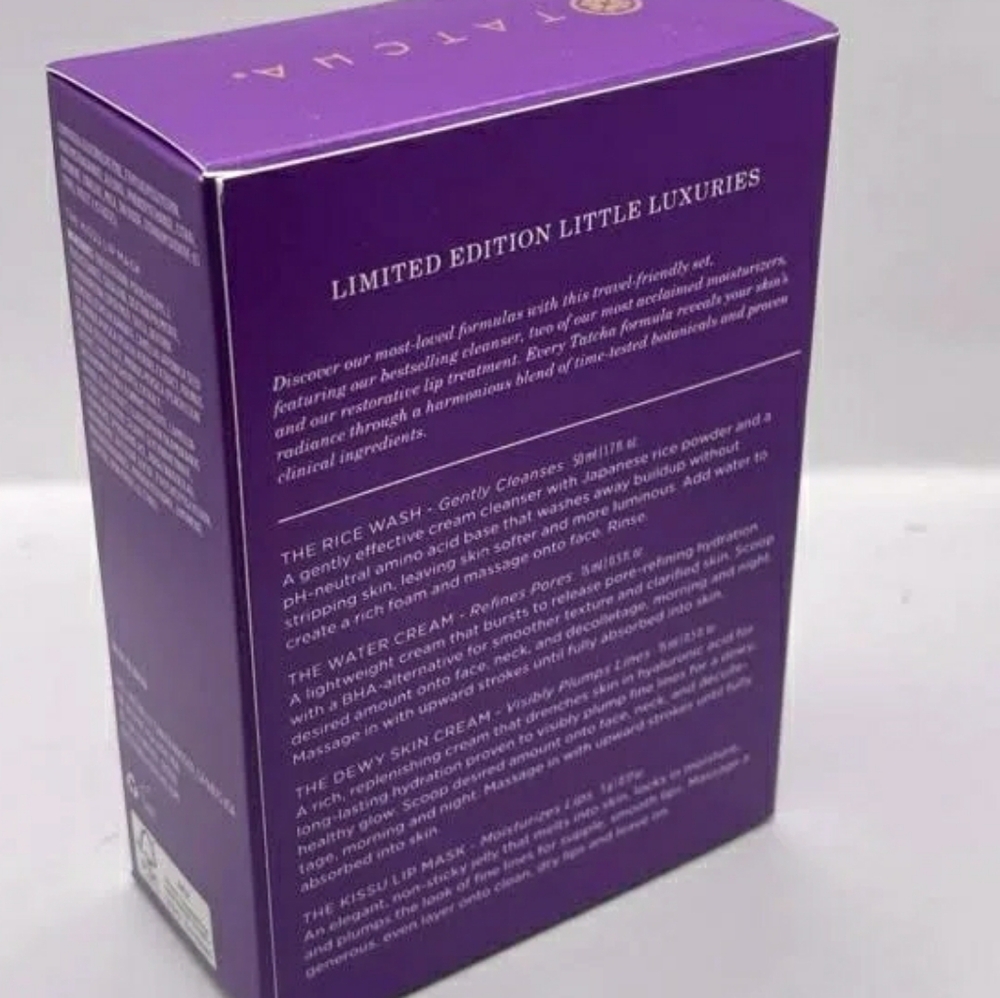 4PC🔮Set Need🔮BNIB LE Tatcha 4PC LITTLE LUXURIES Value Skincare Gift Set!$84V! - Picture 4 of 15